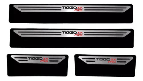 Cubre Zócalo Acero Inoxidable Chery Tiggo 3X Pro