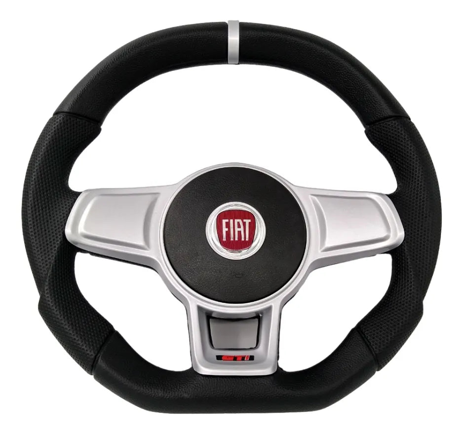 Volante Deportivo Evo Fiat Plata