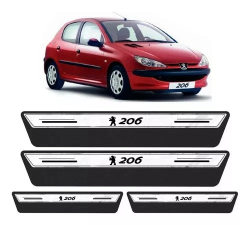 Cubre Zócalo Resinado Platinum Peugeot 206