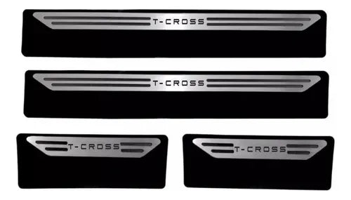 Cubre Zócalo Acero Inoxidable Vw T-Cross 4 Puertas