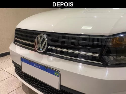 Aplique Rejilla Delantera Gol G7 G8 En Cromado