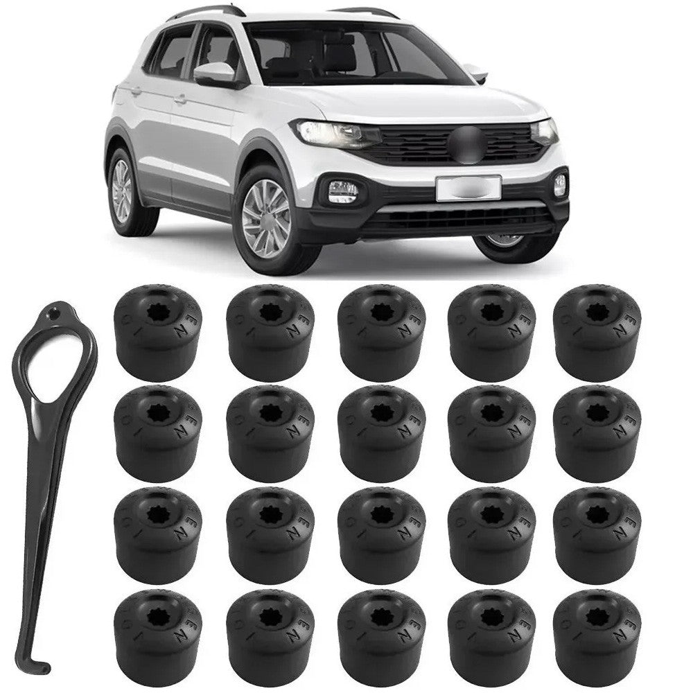 Juego X20 Tapa Tuerca 17mm Vw T-Cross Nivus Fox