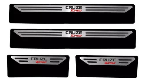 Cubre Zócalo Acero Inoxidable Chevrolet Cruze Turbo 4 Puertas