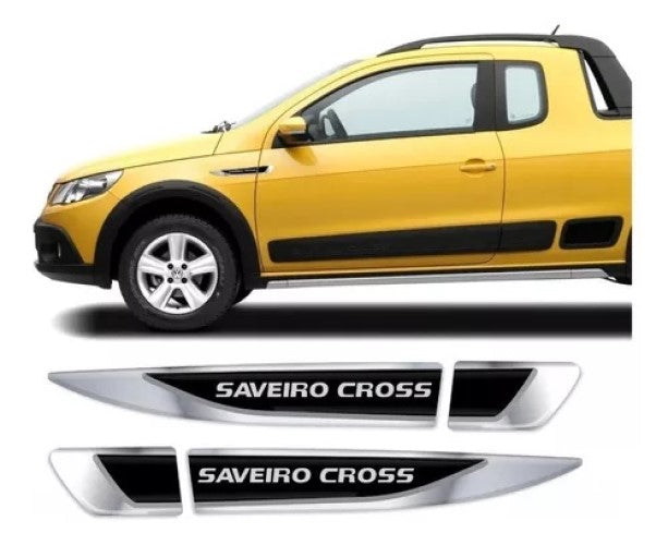 Emblema Lateral Resinado Saveiro Cross