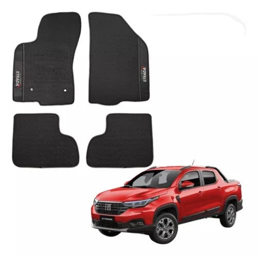 Alfombra Engomada Nueva Fiat Strada Doble Cabina 2020 En Delante