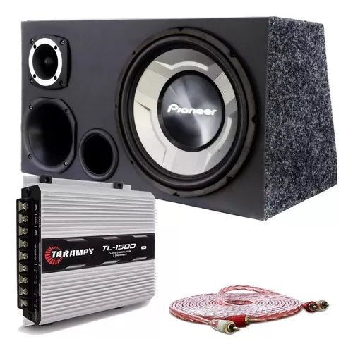 Caja Trio Pioneer Completa C/1 Driver, 1 Tweeter + Modulo