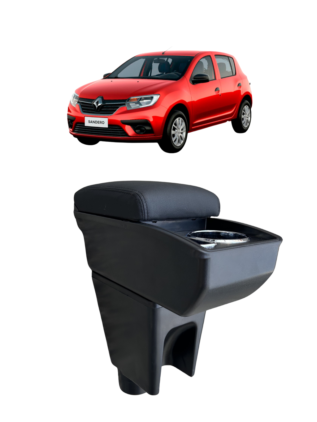 Apoya Brazo Central Con Posa Vaso Renault Sandero Stepway