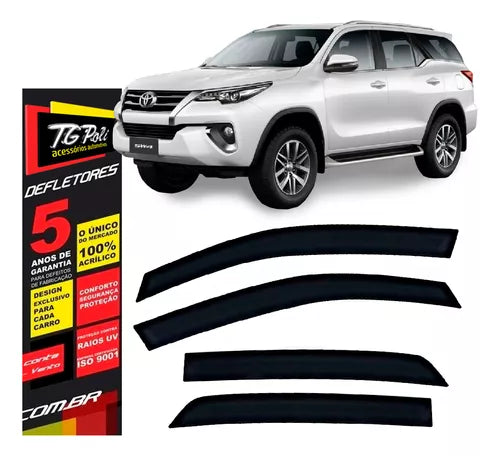 Gotero Deflector de Lluvia Toyota Hilux Sw4 2016/2024