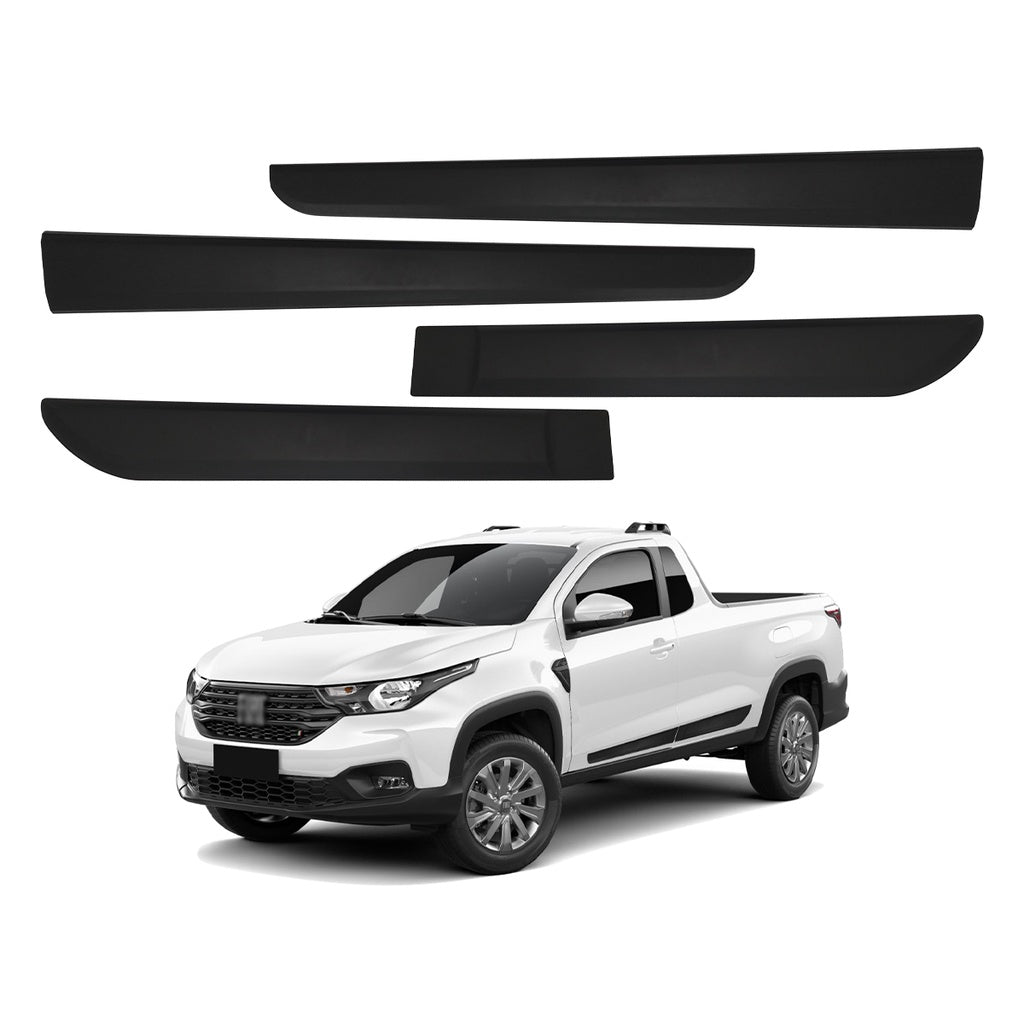 Bagueta Friso Lateral Fiat Strada 2021/2024 Cabina Simple