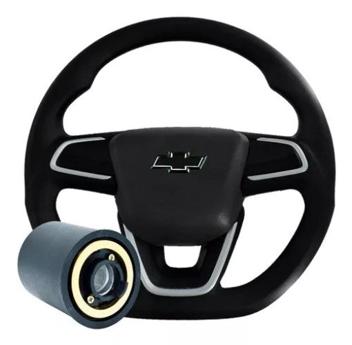 Volante Deportivo Onix Linea Chevrolet Logo Negro