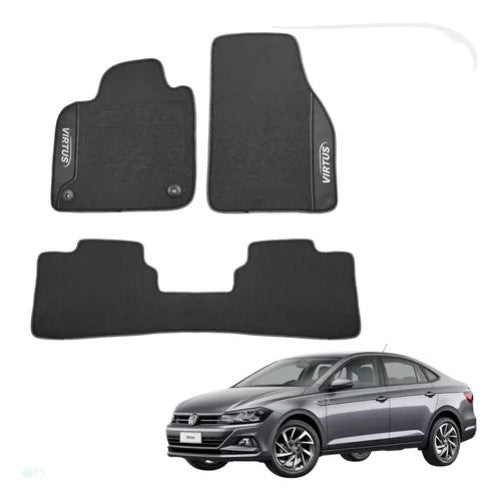 Alfombra Engomada Volkswagen Virtus Todas Las Versiones