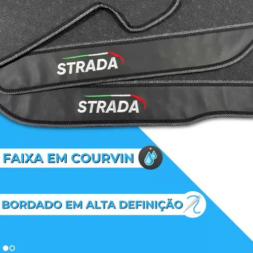 Alfombra Engomada Nueva Fiat Strada Cabina Simple 2020 En Delante