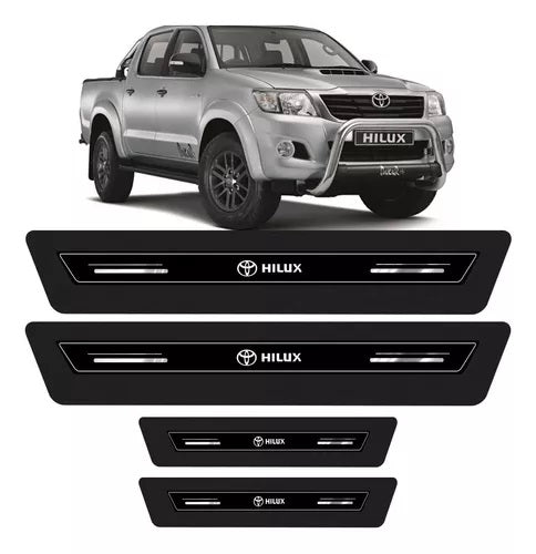 Cubre Zócalo Resinado Platinum Toyota Hilux