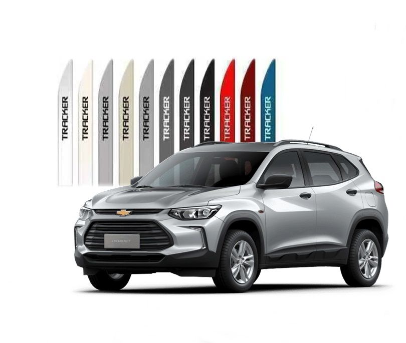Bagueta Friso Lateral Nueva Chevrolet Tracker 2020/2024