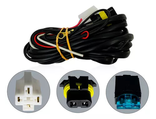 Kit Faros Camineros + Botón Modelo Original Gol Saveiro G7 2017/2018