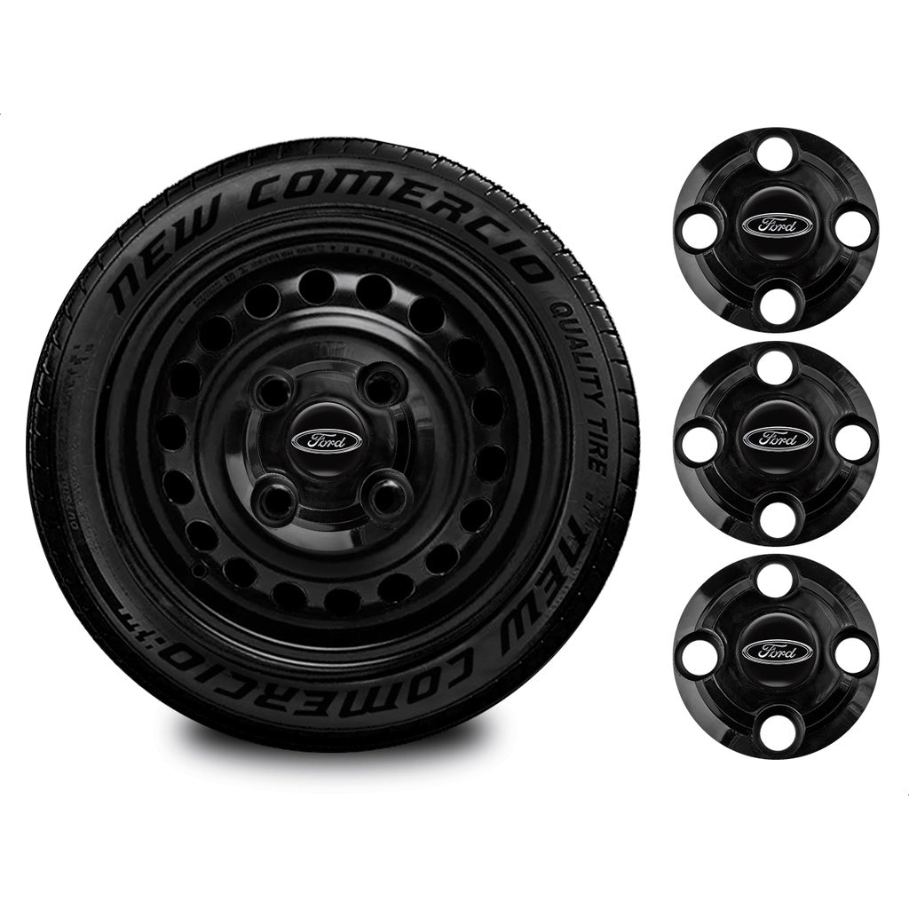 Centro de Llanta de Fierro Ford 4x108 Agarre Con Tuerca