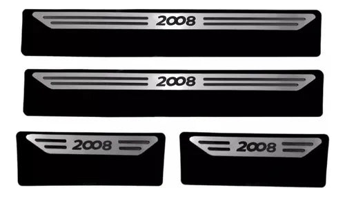 Cubre Zócalo Acero Inoxidable Peugeot 2008 4 Puertas