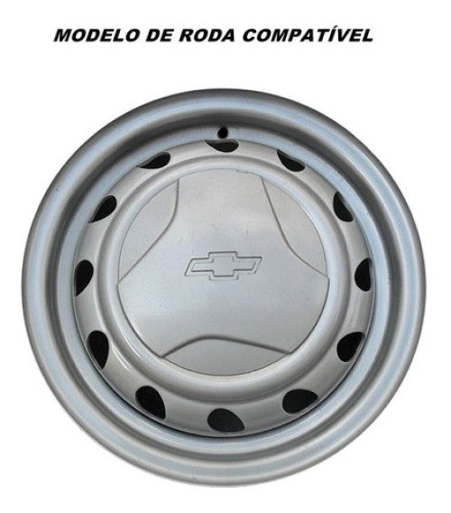 Centro De Rueda De Fierro Chevrolet 4x100 Modelo Classic Plata