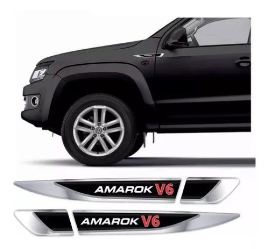 Emblema Lateral Resinado Amarok V6