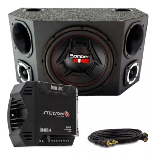 Caja Trio Bomber One + 2 Driver + 2 Tweeter + Modulo