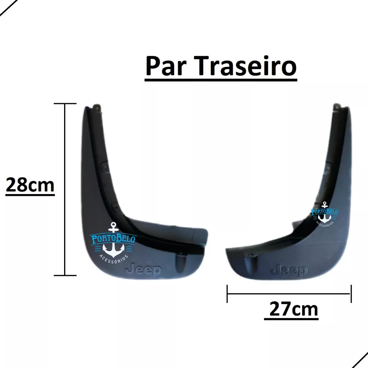 Kit 4 Barreros Jeep Renegade