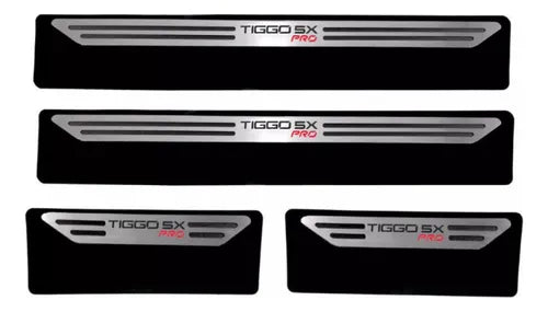 Cubre Zócalo Acero Inoxidable Chery Tiggo 5X Pro