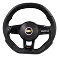 Volante Deportivo Evo Chevrolet Todos Negro Logo Dorado