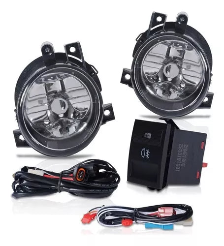 Kit Faros Camineros + Botón Universal Gol Saveiro Parati G4 2006/2008