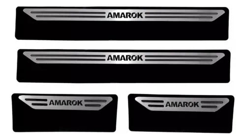 Cubre Zócalo Acero Inoxidable Vw Amarok 4 Puertas