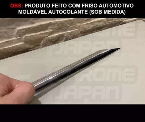 Aplique Rejilla Delantera Gol G7 G8 En Cromado