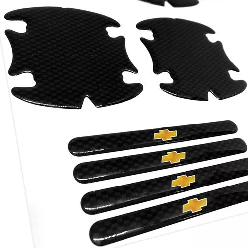 Protector Manija y Pestillo Chevrolet Carbono