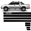 Bagueta Friso Lateral Chevrolet S-10 Doble Cabina 1996/2011 Escrita