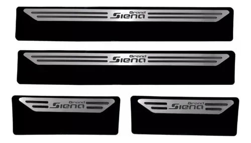Cubre Zócalo Acero Inoxidable Fiat Grand Siena 4 Puertas