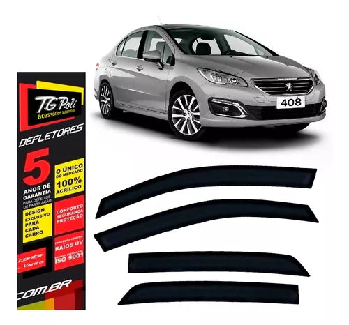 Gotero Deflector de Lluvia Peugeot 408 2011/2018