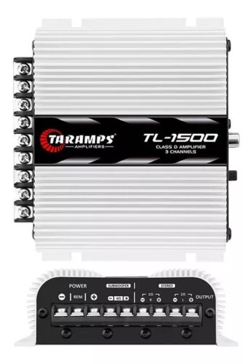 Caja Trio Jbl Doble Sub Woofer 12 Pulgadas + Taramps Tl1500