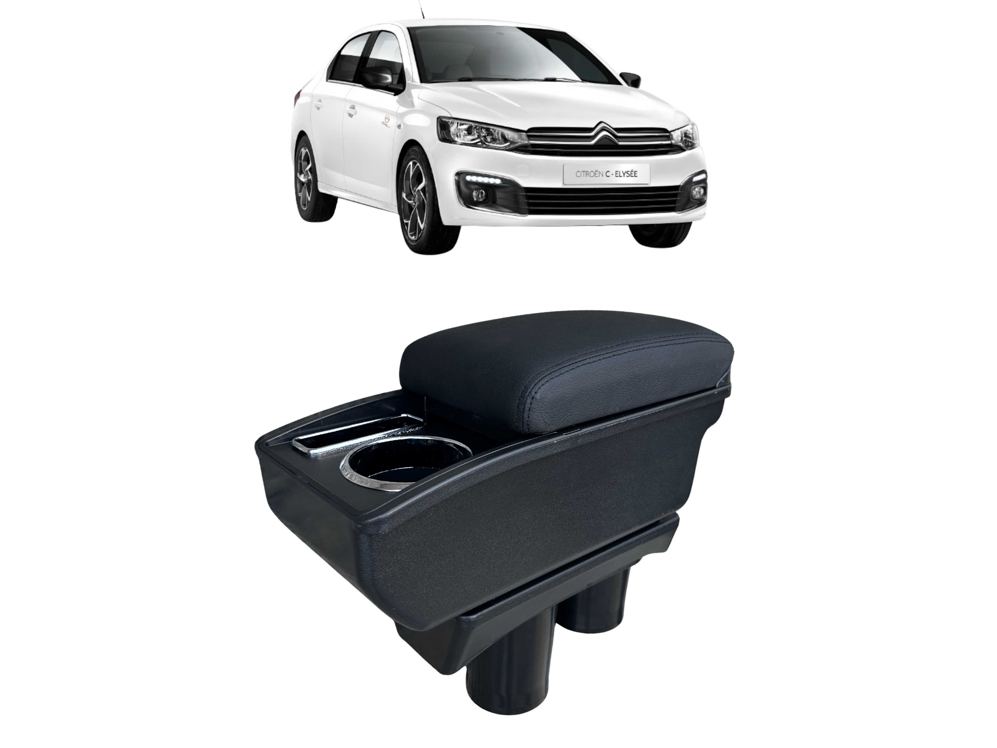 Apoya Brazo Central Con Posa Vaso Citroen C-Elysee