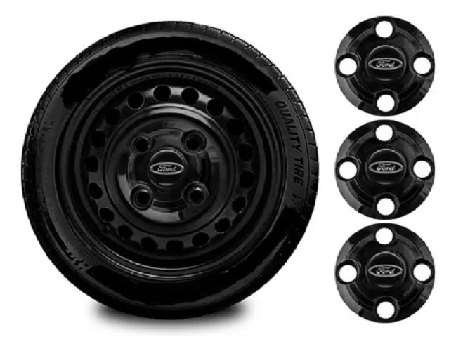 Centro de Llanta de Fierro Ford 4x108 Agarre Con Tuerca