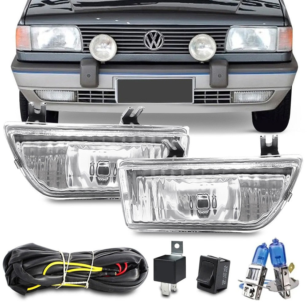 Kit Faros Camineros + Botón Universal Gol Saveiro Parati G1 1987/1994
