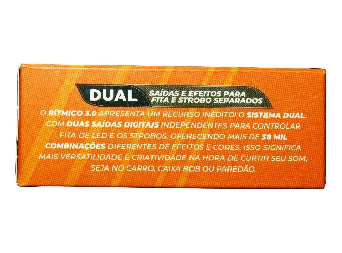 Luz Strobo Rítmico AJK 3.0 Sonido Automotivo