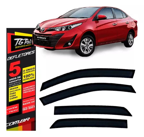 Gotero Deflector de Lluvia Toyota Etios Hatch/Sedan 2019/2024