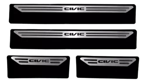 Cubre Zócalo Acero Inoxidable Honda Civic 4 Puertas