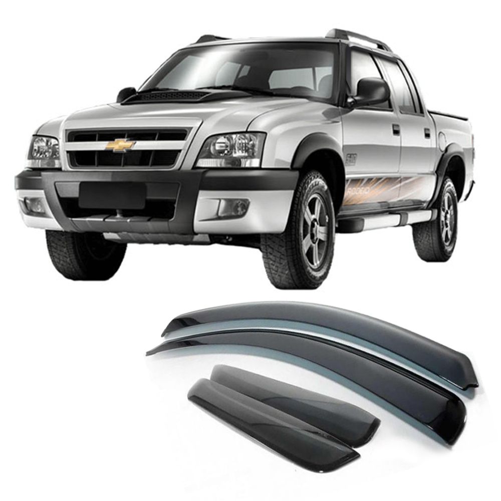 Gotero Deflector de Lluvia Chevrolet S-10 1996/2011 Doble Cabina