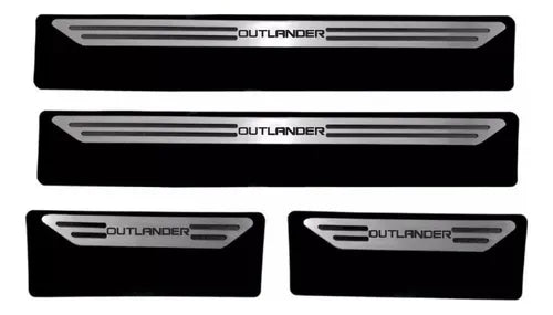 Cubre Zócalo Acero Inoxidable Mitsubishi Outlander Puertas