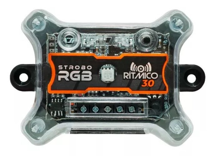 Luz Strobo Rítmico AJK 3.0 Sonido Automotivo