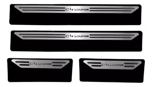 Cubre Zócalo Acero Inoxidable Citroen C4 Lounge 4 Puertas