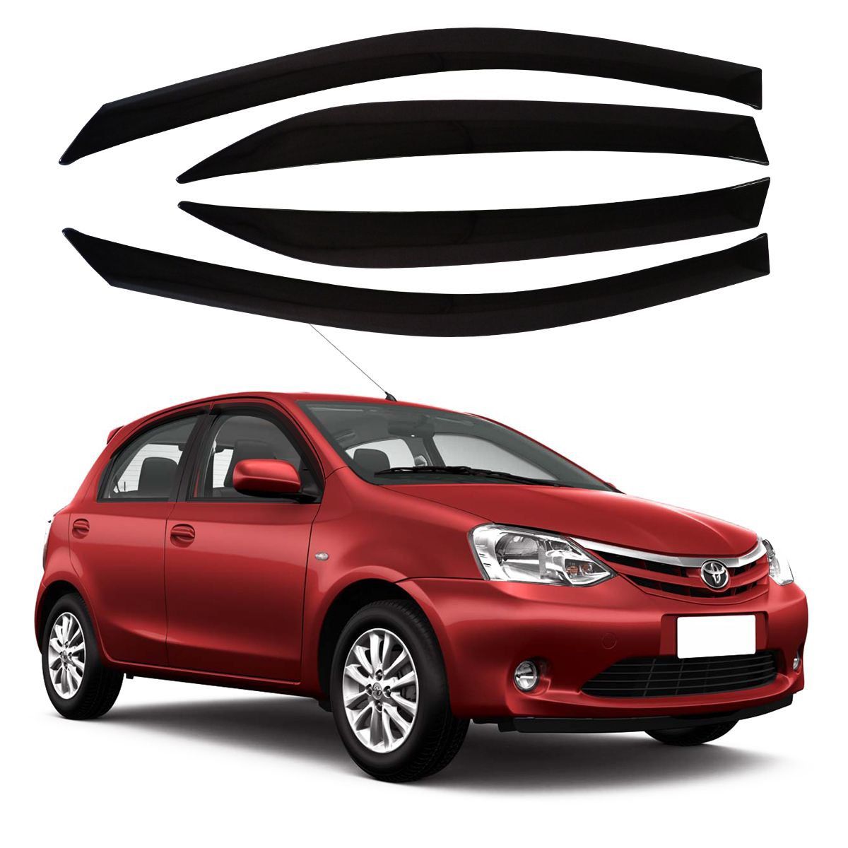 Gotero Deflector de Lluvia Toyota Etios Hatch/Sedan 2012/2018