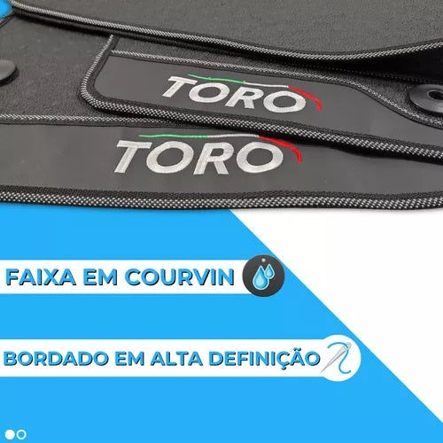 Alfombra Engomada Fiat Toro 2016/2024