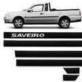 Bagueta Friso Lateral Saveiro G2 G3 G4 1998/2010 Escrito