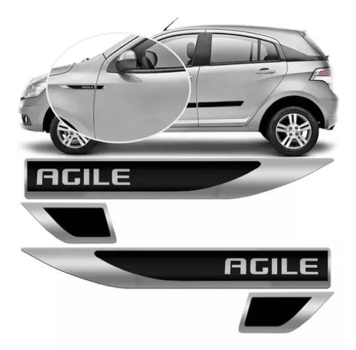 Emblema Lateral Resinado Agile