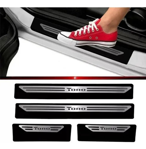 Cubre Zócalo Acero Inoxidable Fiat Toro 4 Puertas